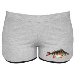 Женские шорты Окунь - PrintSalon