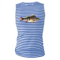 Майка-тельняшка Окунь - PrintSalon