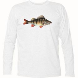 Футболка с длинным рукавом Окунь - PrintSalon
