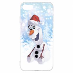 Чохол для iPhone 7 Olaf in a New Year's hat - PrintSalon