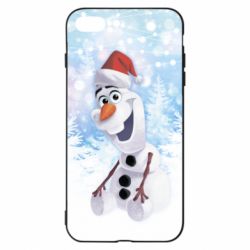 Чохол для iPhone 7 Plus Olaf in a New Year's hat - PrintSalon