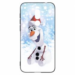 Чохол для Meizu X8 Olaf in a New Year's hat - PrintSalon