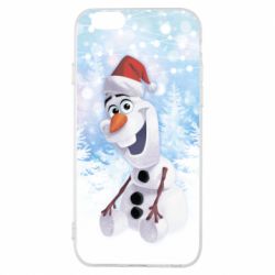 Чохол для iPhone 6/6S Olaf in a New Year's hat - PrintSalon
