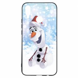 Чохол для Huawei P Smart Plus 2018 Olaf in a New Year's hat - PrintSalon