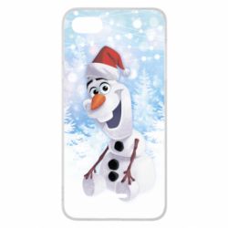 Чохол для Xiaomi Redmi 6A Olaf in a New Year's hat - PrintSalon