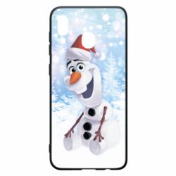 Чохол для Samsung A20 Olaf in a New Year's hat - PrintSalon
