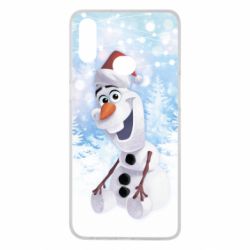 Чохол для Samsung A10s Olaf in a New Year's hat - PrintSalon