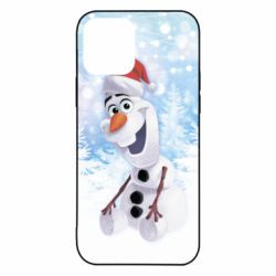 Чохол для iPhone 12 Olaf in a New Year's hat - PrintSalon