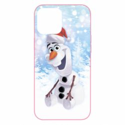Чохол для iPhone 12 Pro Max Olaf in a New Year's hat - PrintSalon