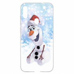 Чохол для Samsung A11 / M11 Olaf in a New Year's hat - PrintSalon