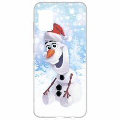 Чохол для Samsung A31 Olaf in a New Year's hat - PrintSalon
