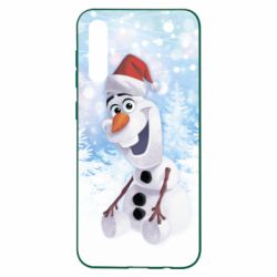 Чохол для Samsung A50 Olaf in a New Year's hat - PrintSalon