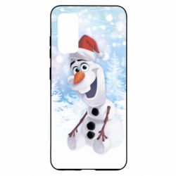 Чохол для Samsung S20 Olaf in a New Year's hat - PrintSalon