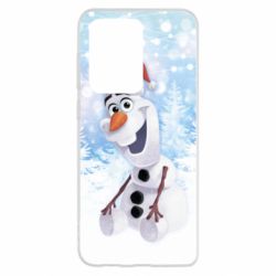 Чохол для Samsung S20 Ultra Olaf in a New Year's hat - PrintSalon