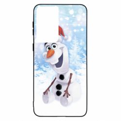 Чохол для Samsung S21 Olaf in a New Year's hat - PrintSalon