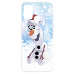 Чохол для Oppo A53 / A32 / A33Olaf in a New Year's hat - PrintSalon