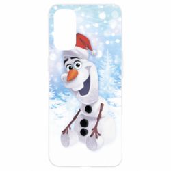 Чохол для Oppo Reno 4Olaf in a New Year's hat - PrintSalon