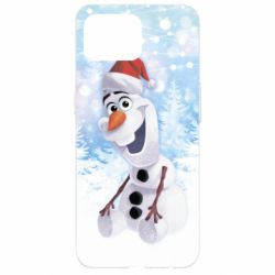 Чохол для Oppo Reno 4 Lite Olaf in a New Year's hat - PrintSalon