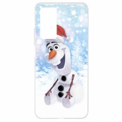 Чохол для Xiaomi Mi 10T / 10T Pro Olaf in a New Year's hat - PrintSalon