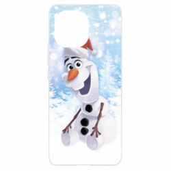 Чохол для Xiaomi Mi11 Olaf in a New Year's hat - PrintSalon