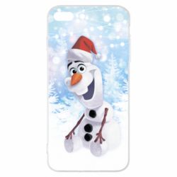 Чохол для iPhone 8 Plus Olaf in a New Year's hat - PrintSalon