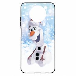 Чохол для Xiaomi Redmi Note 9 5G/Redmi Note 9T Olaf in a New Year's hat - PrintSalon