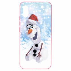 Чохол для Xiaomi Redmi 9a Olaf in a New Year's hat - PrintSalon