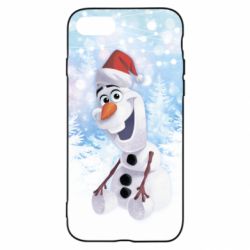 Чохол для iPhone SE 2022 Olaf in a New Year's hat - PrintSalon