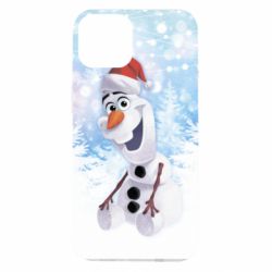 Чохол для iPhone 14 Olaf in a New Year's hat - PrintSalon