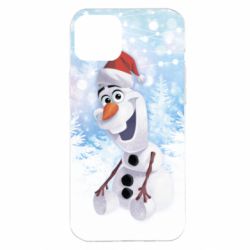 Чохол для iPhone 14 Plus Olaf in a New Year's hat - PrintSalon