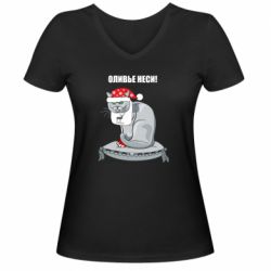 Жіноча футболка з V-подібним вирізом Олів'є неси!