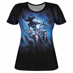 Женская футболка 3D Оn the other side - PrintSalon