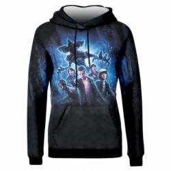 Жіноче 3D худі Оn the other side-PrintSalon Жіноче 3D худі Оn the other side