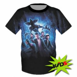 Детская 3D футболка Оn the other side - PrintSalon