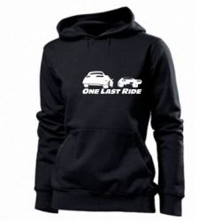 Женское худи One last ride - PrintSalon