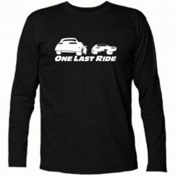 Футболка с длинным рукавом One last ride - PrintSalon