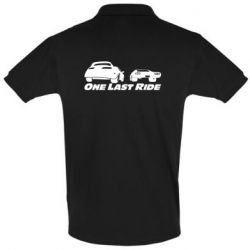 Мужское поло One last ride - PrintSalon