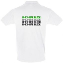 Мужское поло One more block - PrintSalon