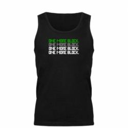 Мужская майка One more block - PrintSalon