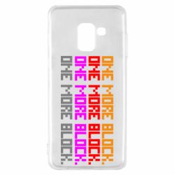 Чехол для Samsung A8 2018 One more block - PrintSalon