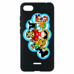 Чехол для Xiaomi Redmi 6A One peace anime heroes - PrintSalon