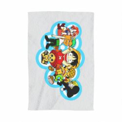 Полотенце с принтом One peace anime heroes - PrintSalon