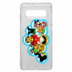 Чехол для Samsung S10+ One peace anime heroes - PrintSalon