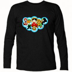 Футболка с длинным рукавом One peace anime heroes - PrintSalon
