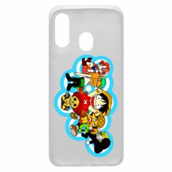 Чехол для Samsung A40 One peace anime heroes - PrintSalon