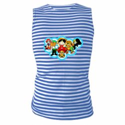 Майка-тельняшка One peace anime heroes - PrintSalon