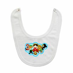 Слюнявчик  One peace anime heroes - PrintSalon