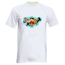 Мужская футболка для спорта One peace anime heroes - PrintSalon