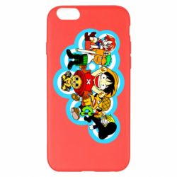 Чехол для iPhone 6 Plus/6S Plus One peace anime heroes - PrintSalon