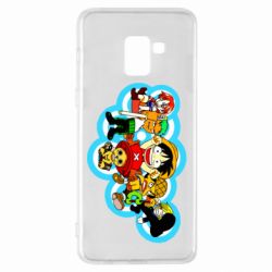 Чехол для Samsung A8+ 2018 One peace anime heroes - PrintSalon